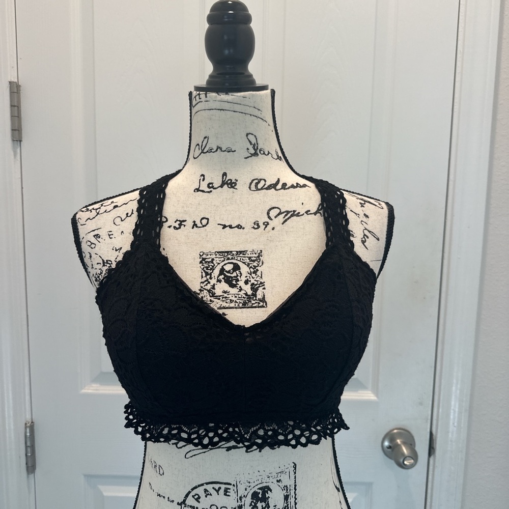 Maurices Black Lace Bralette